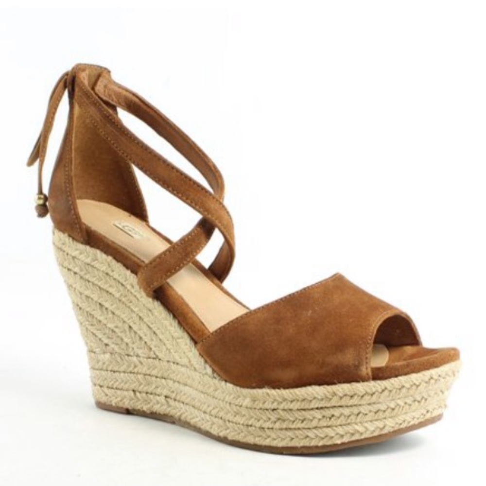 Ugg Women’s Reagan Chestnut platform size 7